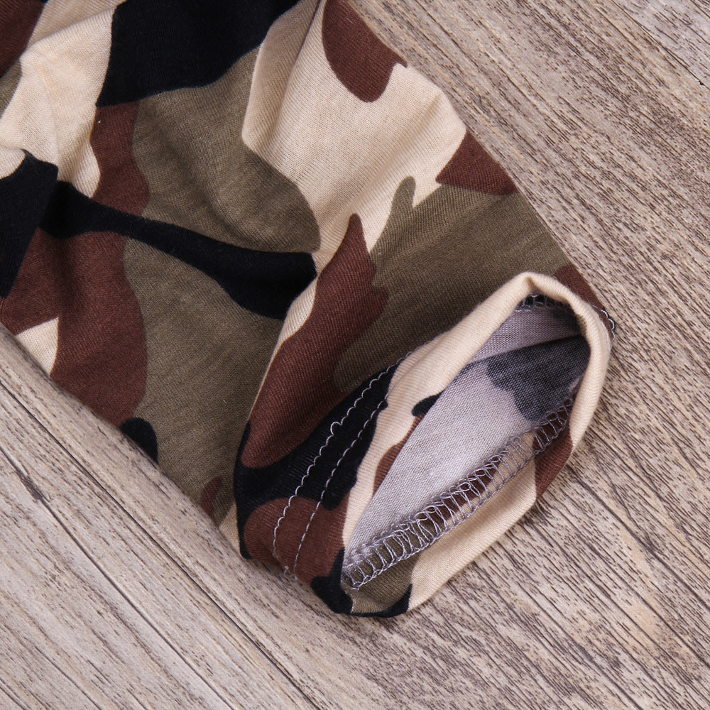 Girls' camouflage Dress/Long Shirt