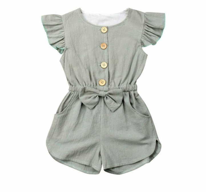 Girls Clothes Summer Ruffles Sleeve