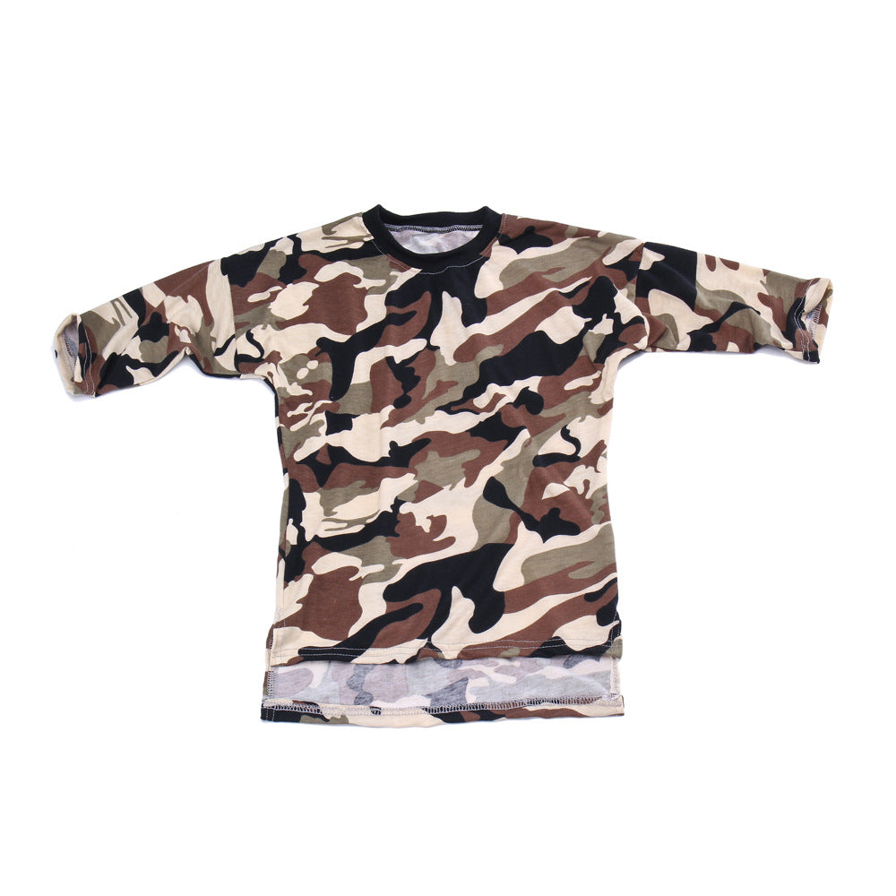 Girls' camouflage Dress/Long Shirt