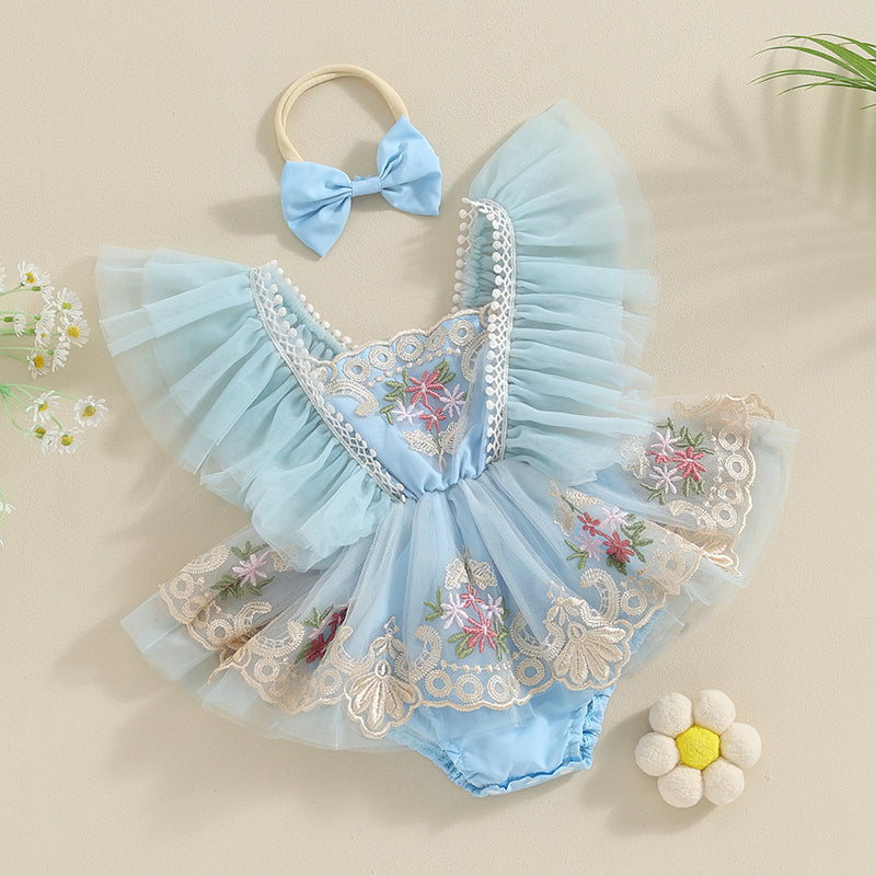 Newborn Princess Tulle Jumpsuit