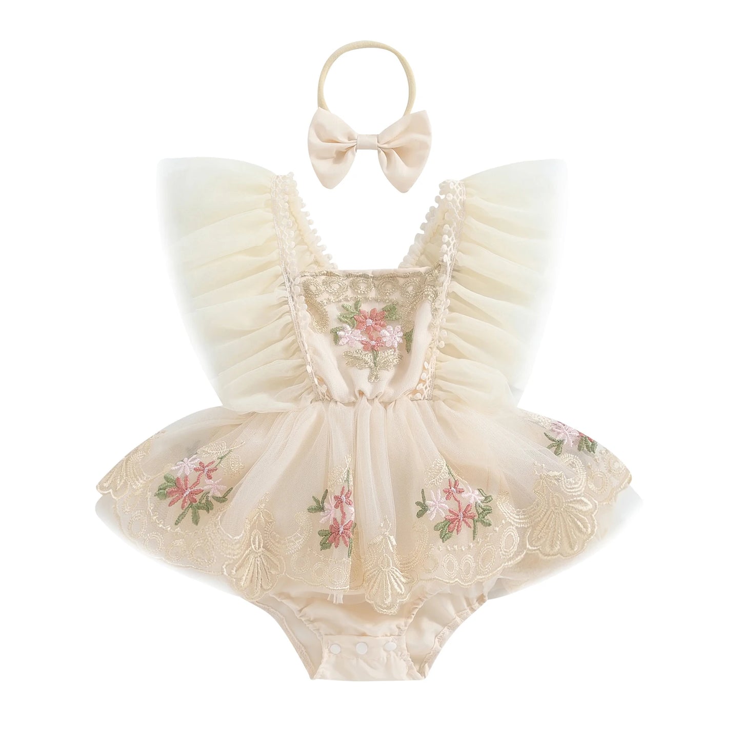 Newborn Princess Tulle Jumpsuit