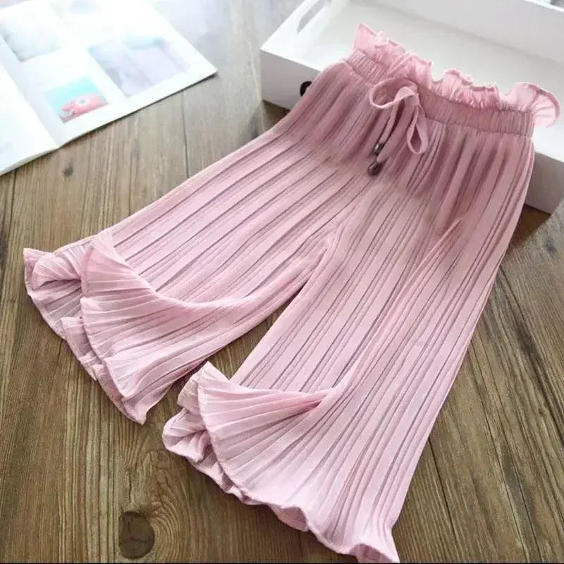 Chiffon Wide Loose Trousers