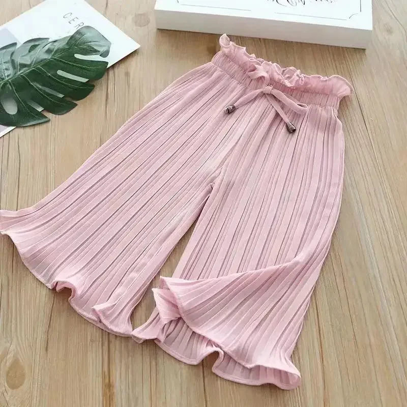 Chiffon Wide Loose Trousers