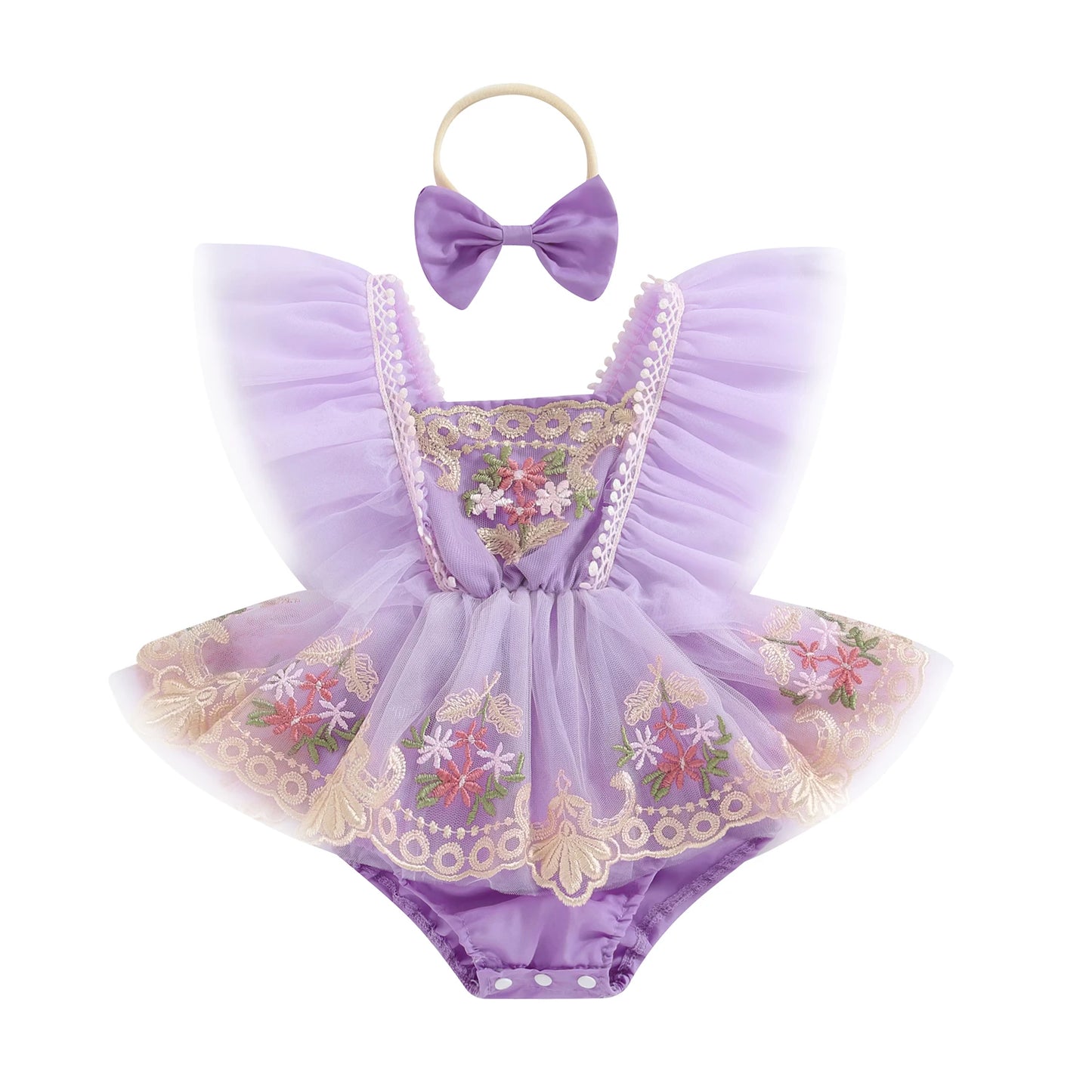 Newborn Princess Tulle Jumpsuit