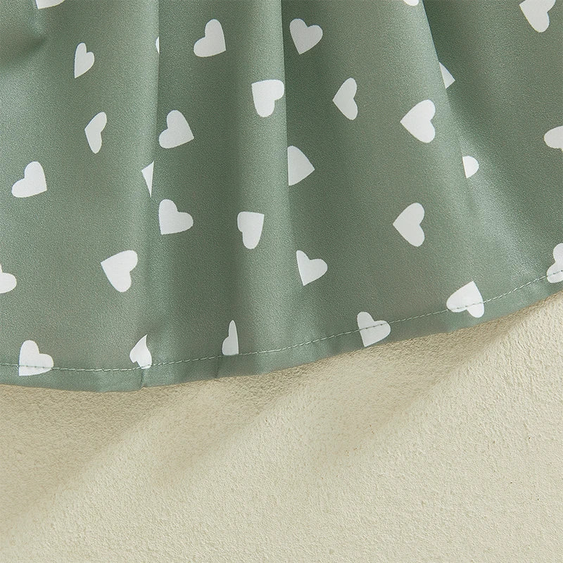 Baby Girls Cherry/Heart Outfit | 2PCS Skirt Set
