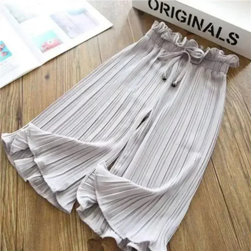 Chiffon Wide Loose Trousers