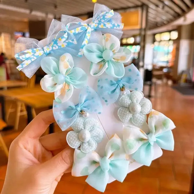 10Pcs Cute Bows Hairclips
