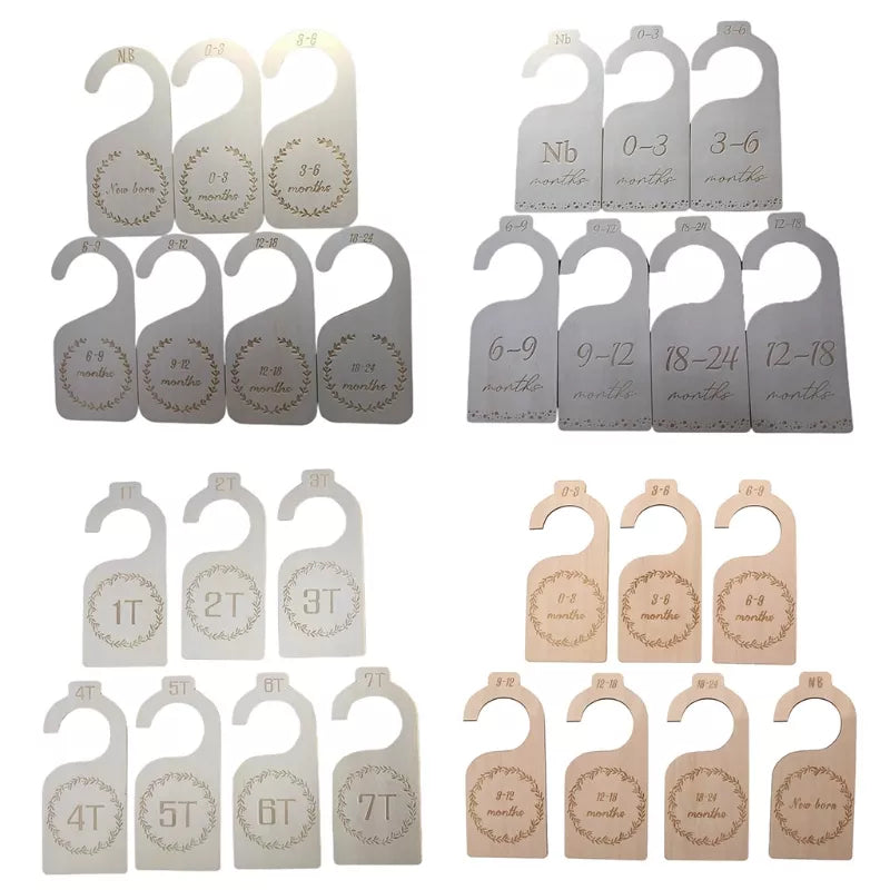 7Pc/Set Newborn Closet Dividers