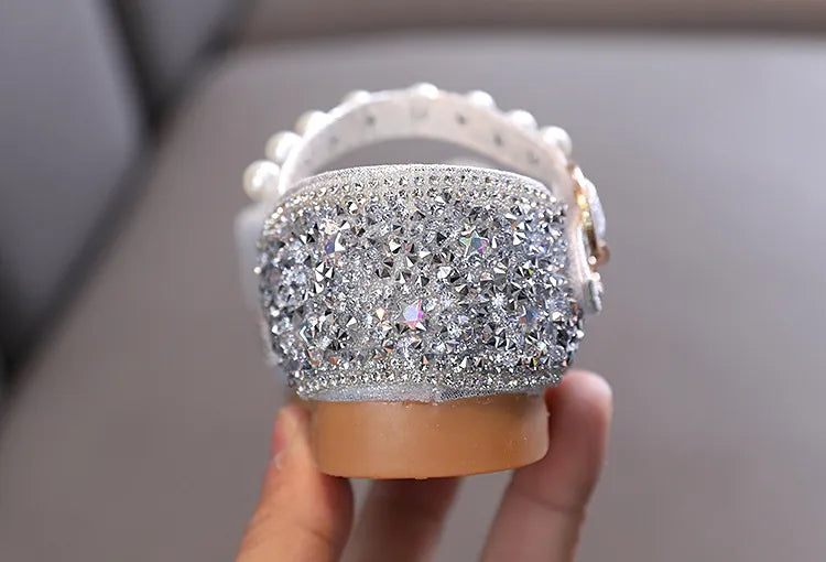 Princess Baby Sandals with Bow Rhinestone