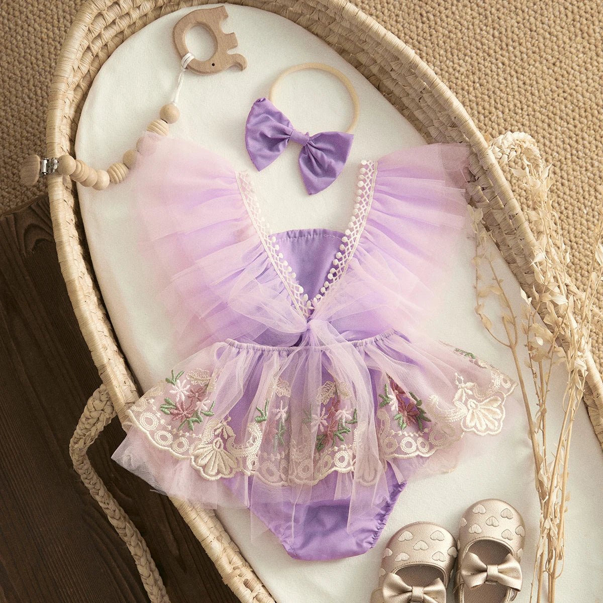 Newborn Princess Tulle Jumpsuit