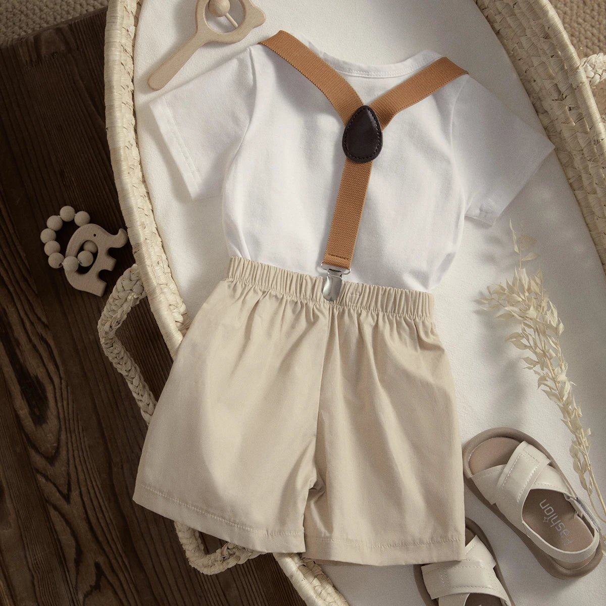 1st Birthday Baby Boy Outfit Animal Print