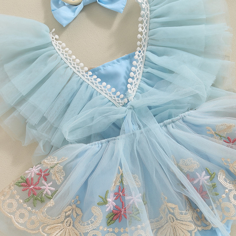 Newborn Princess Tulle Jumpsuit