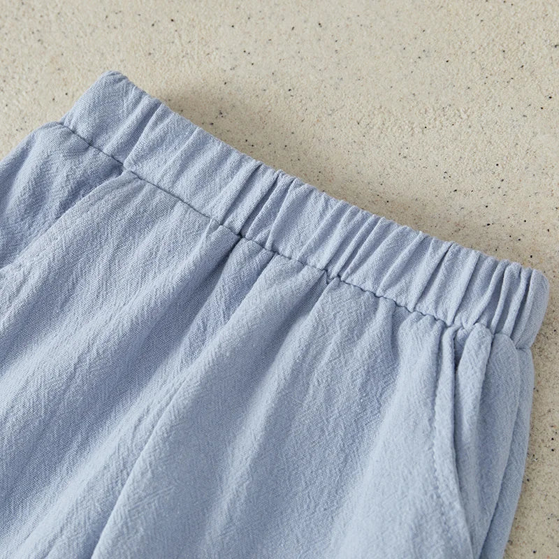 Boys Summer Linen 2pcs Outfit