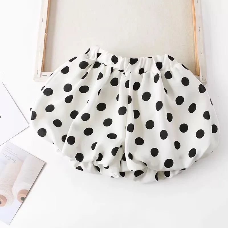 Girls Polka Dot Bloomers
