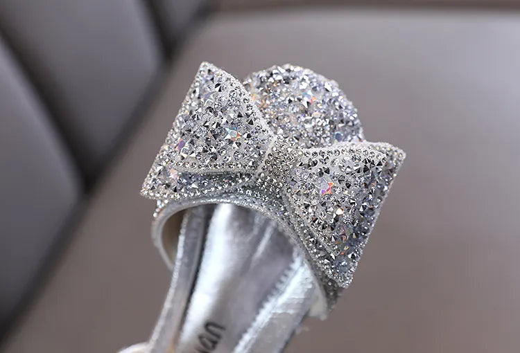 Princess Baby Sandals with Bow Rhinestone