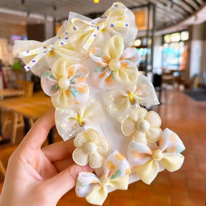 10Pcs Cute Bows Hairclips
