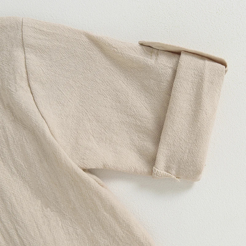 Boys Summer Linen 2pcs Outfit