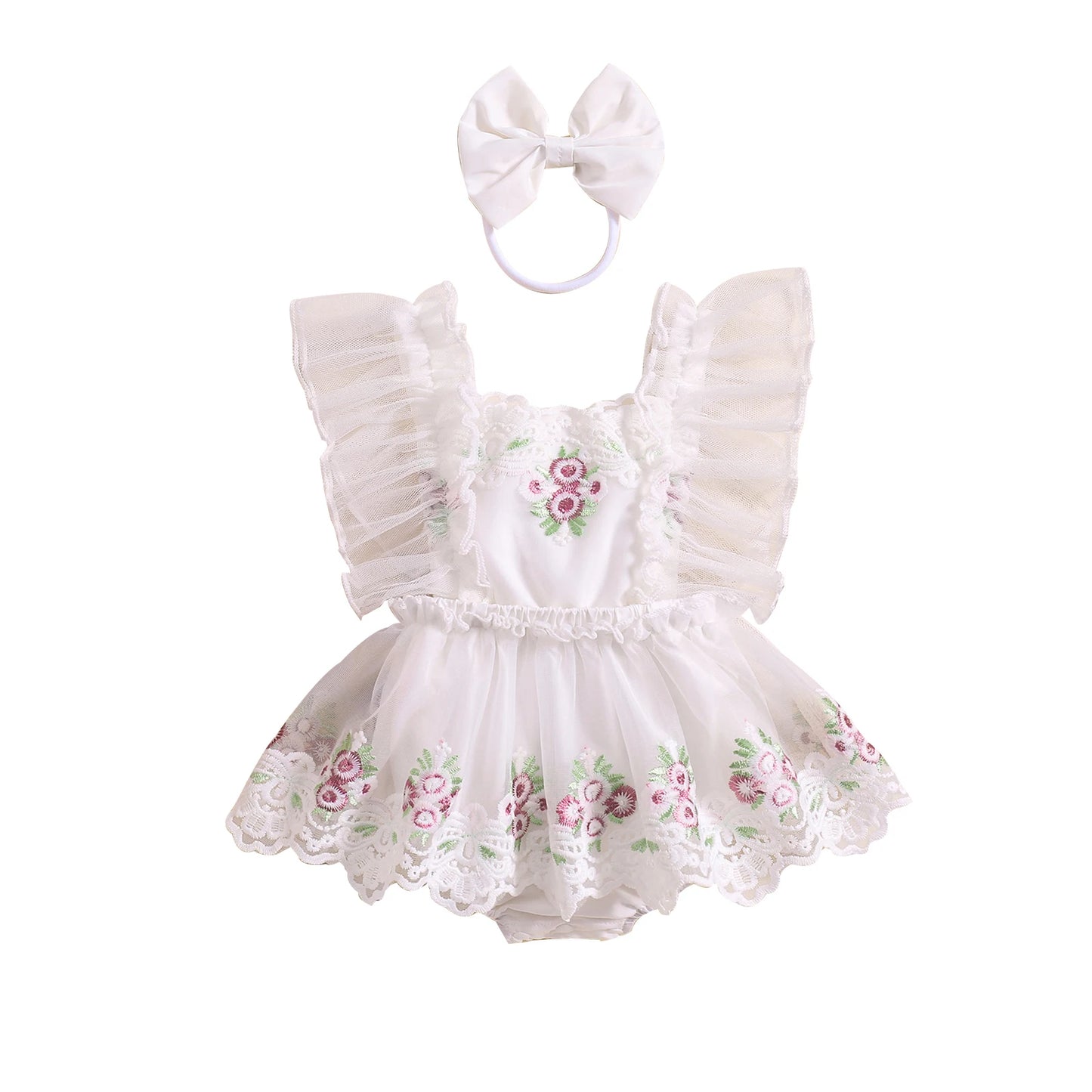 Newborn Princess Tulle Jumpsuit