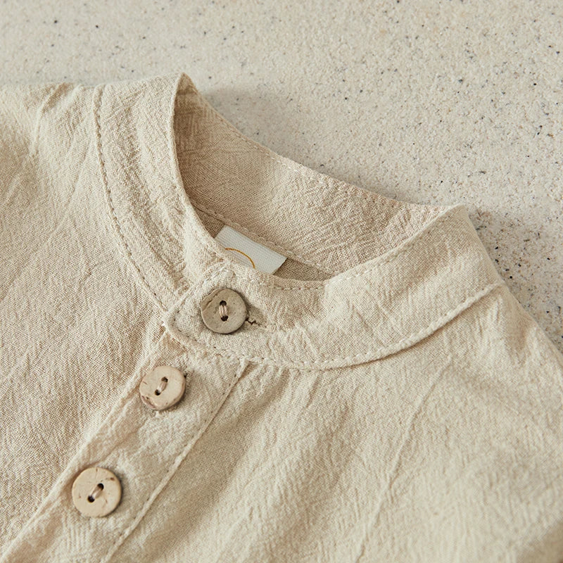 Boys Summer Linen 2pcs Outfit