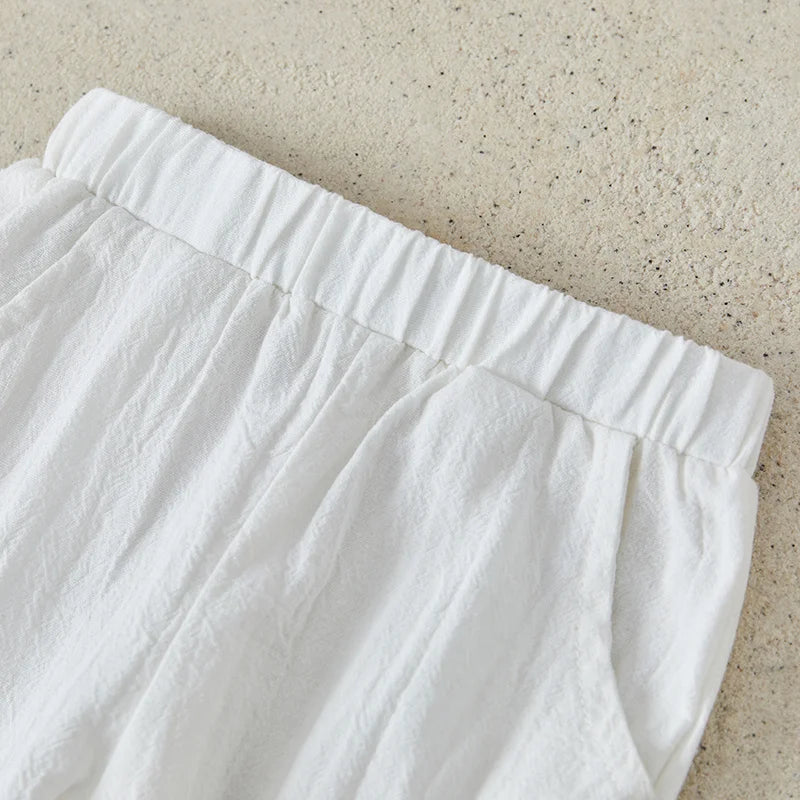 Boys Summer Linen 2pcs Outfit