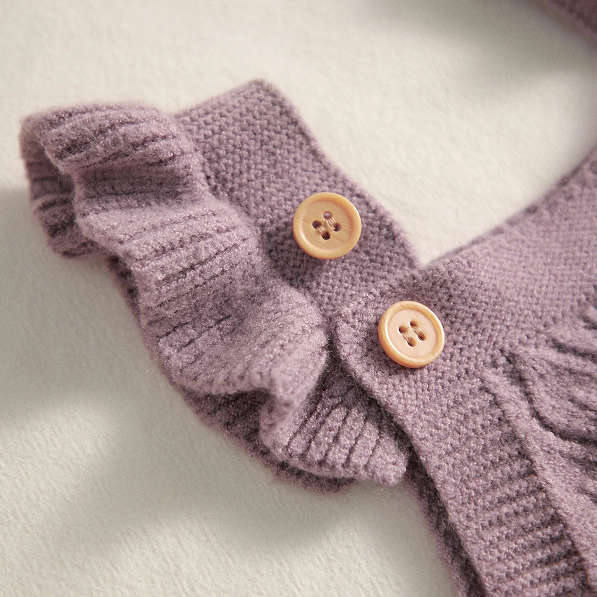 Baby Girl Knit Jumpsuit | Soft & Stylish Infant Romper