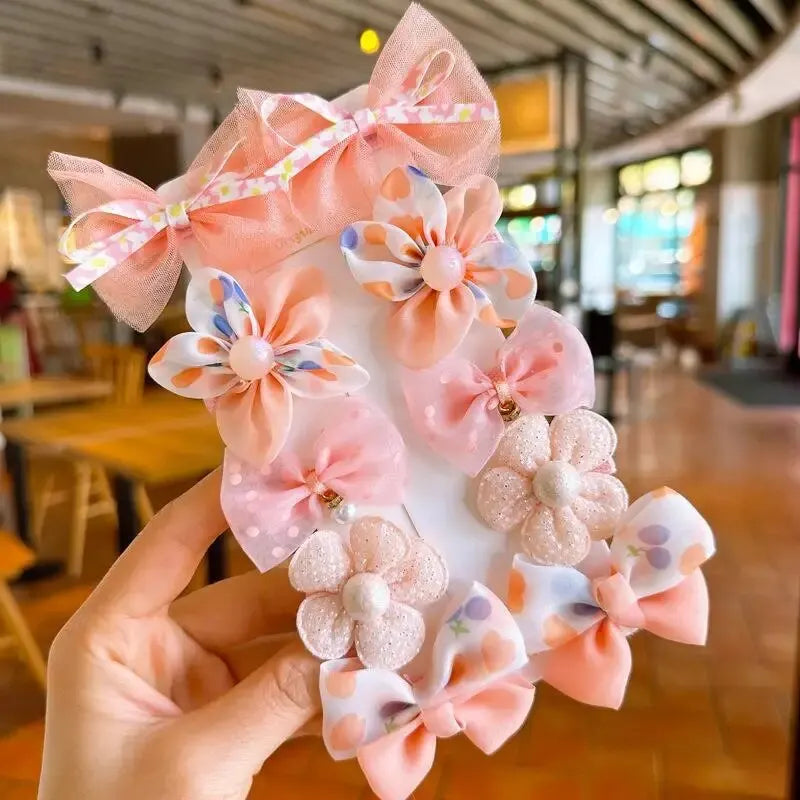10Pcs Cute Bows Hairclips