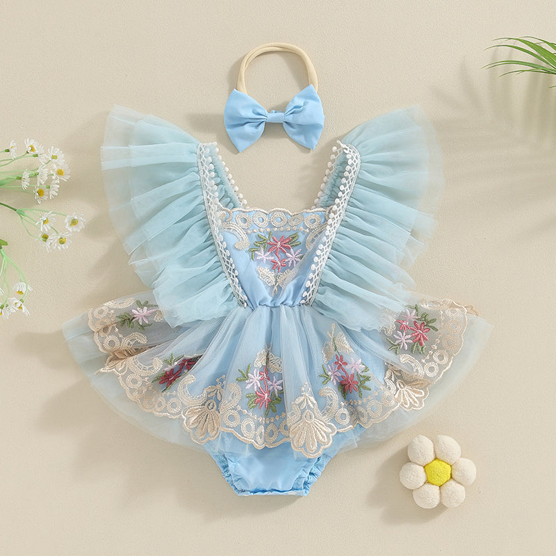 Newborn Princess Tulle Jumpsuit