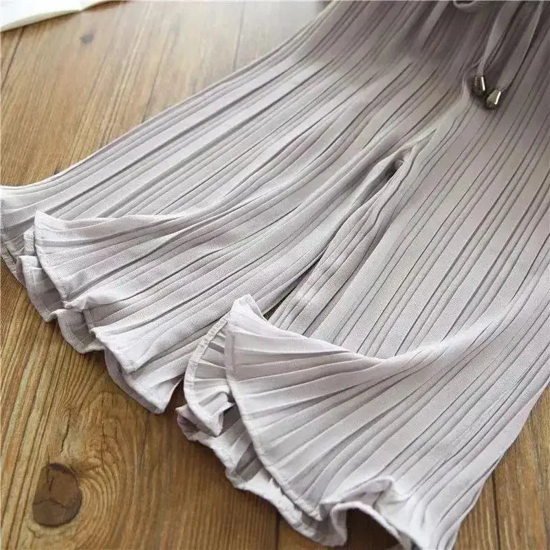 Chiffon Wide Loose Trousers