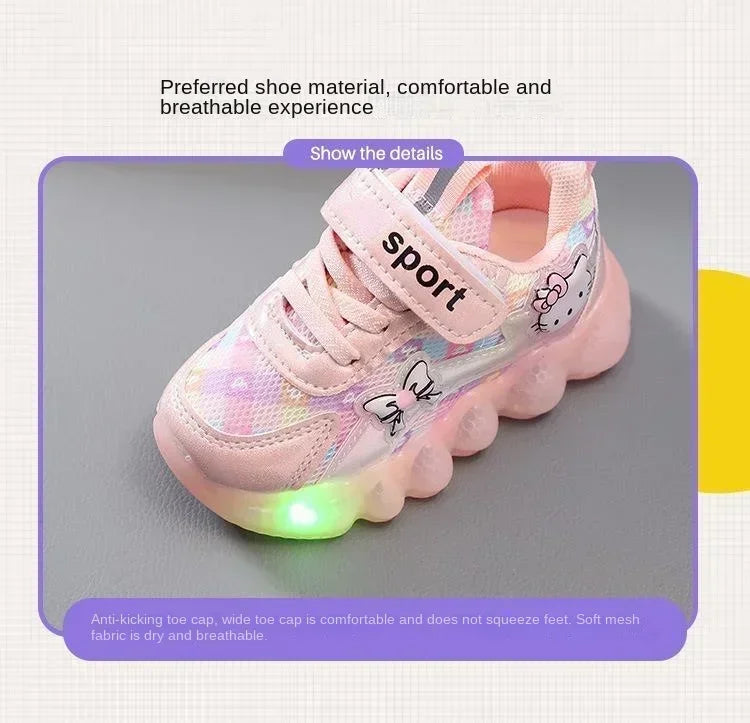 Hello Kitty Anti-Slip LED Light Sneakers