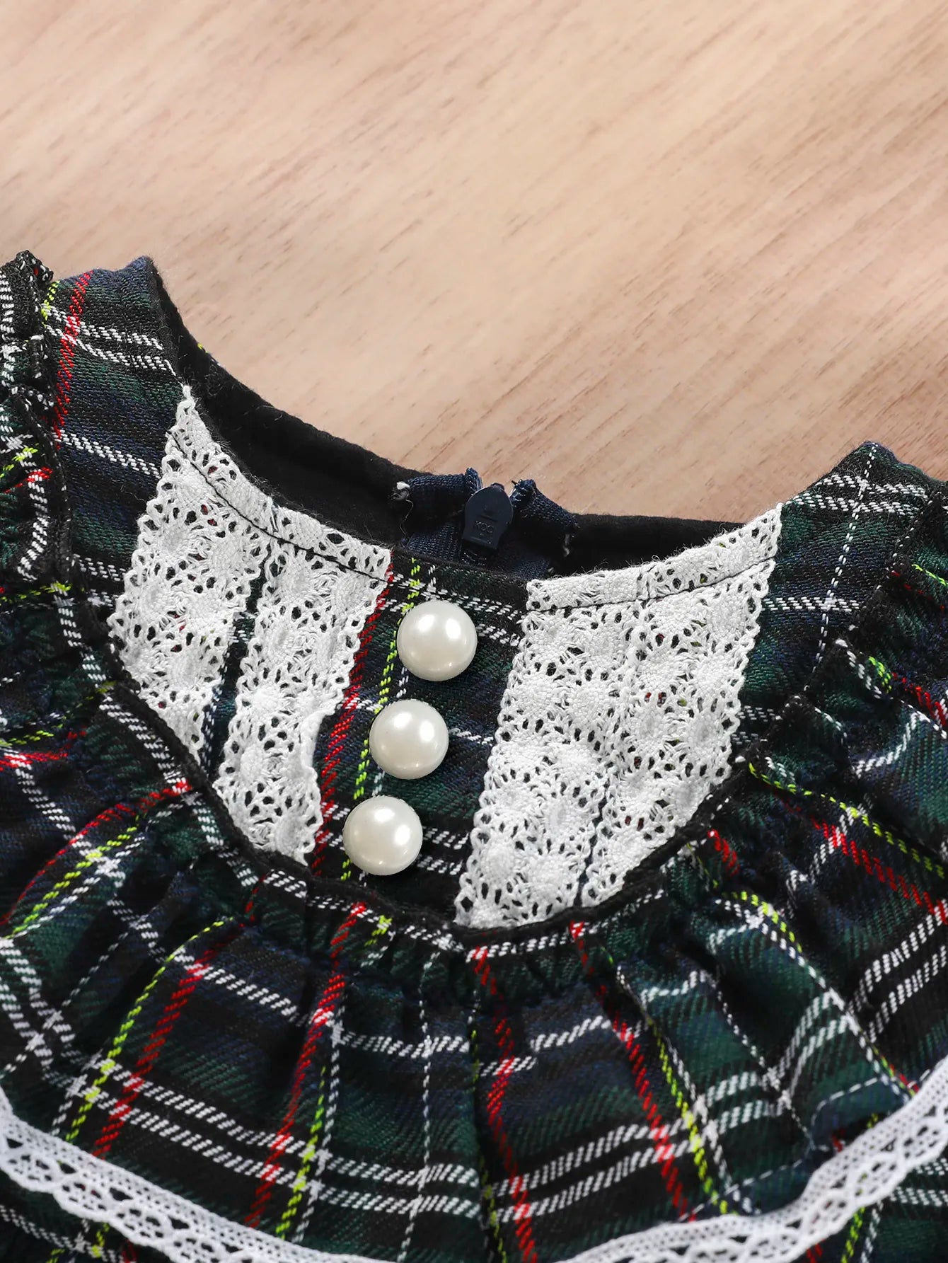 Christmas Dress Plaid with Bow