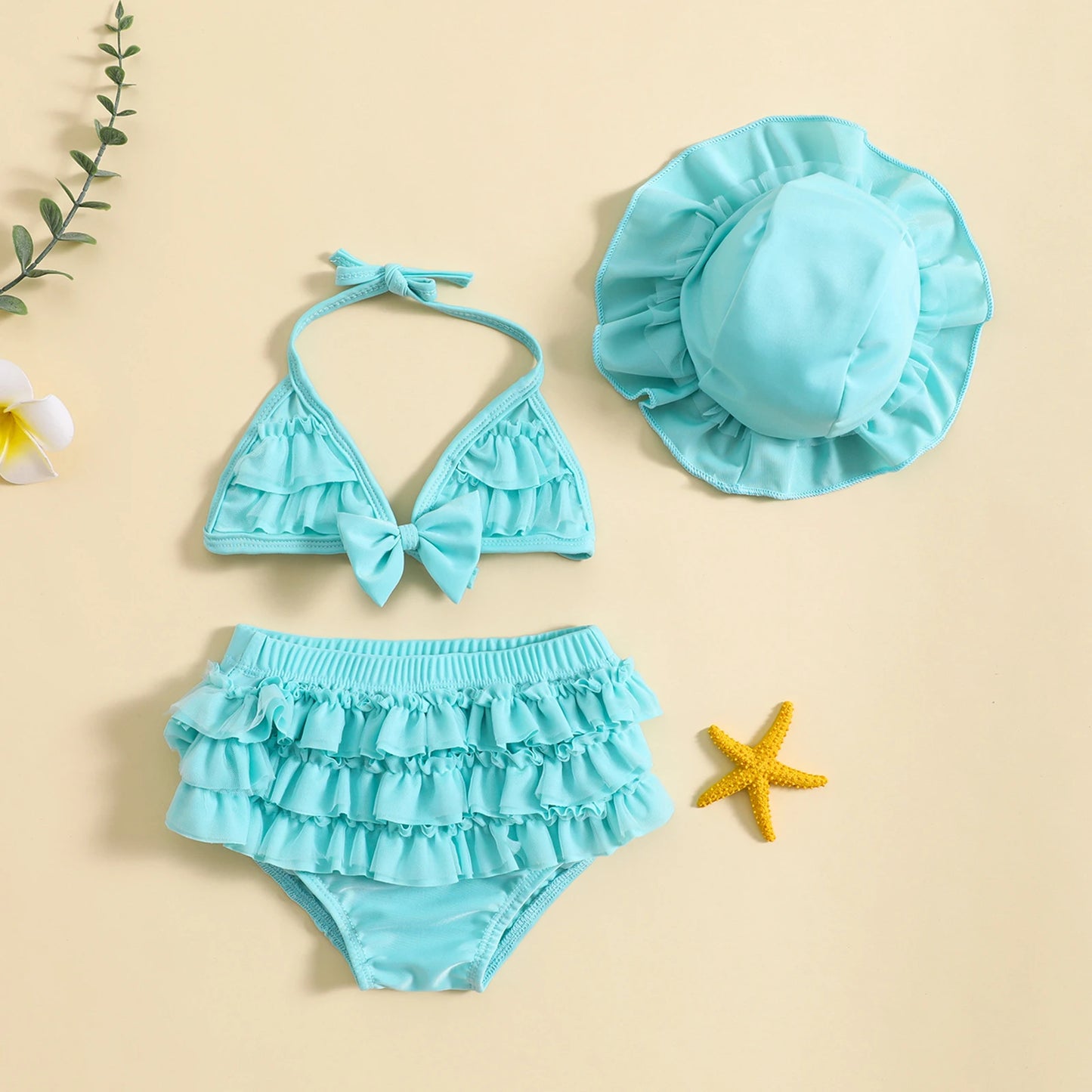 Baby Girls 3pcs Summer Bikini