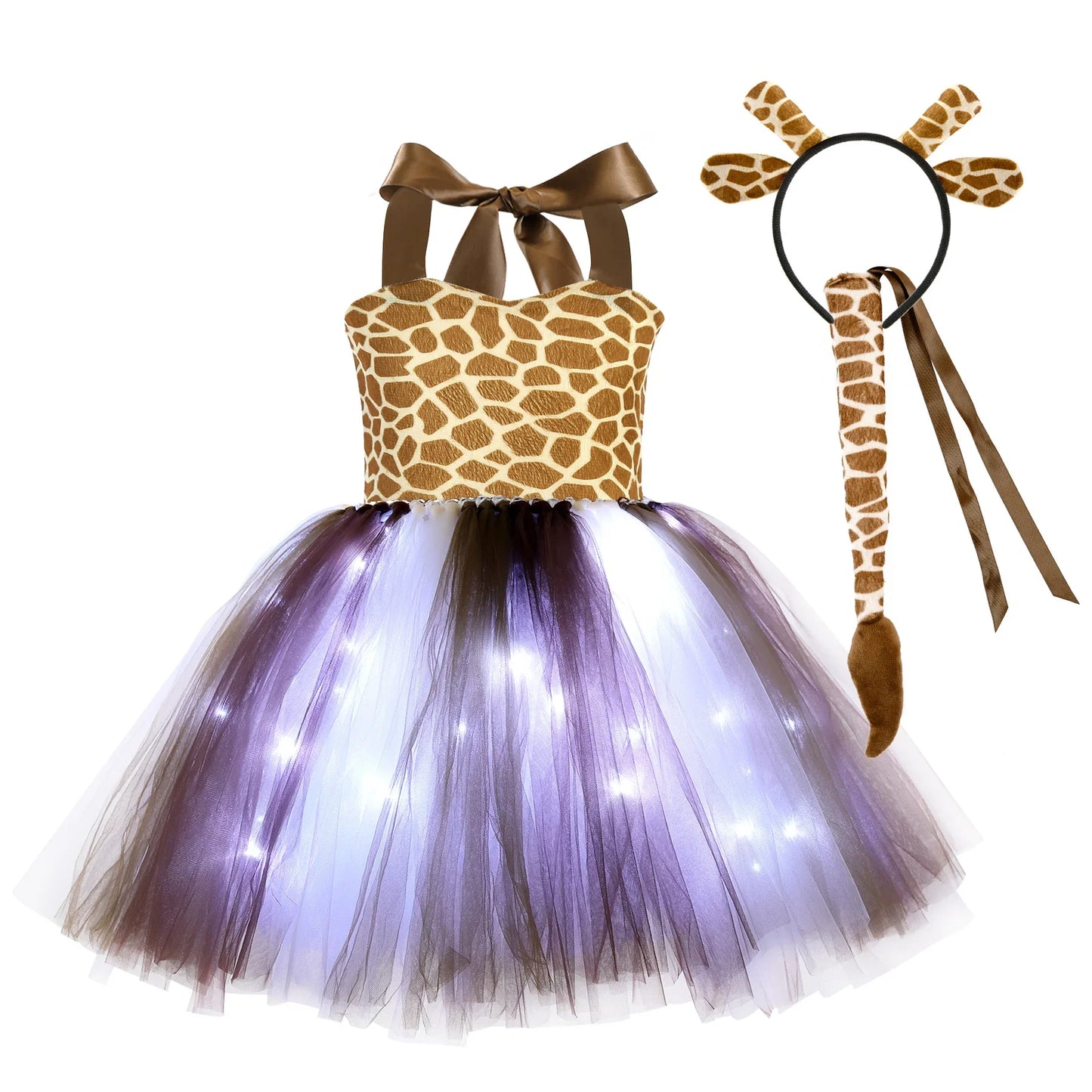 Halloween LED Light Up Dress Costume