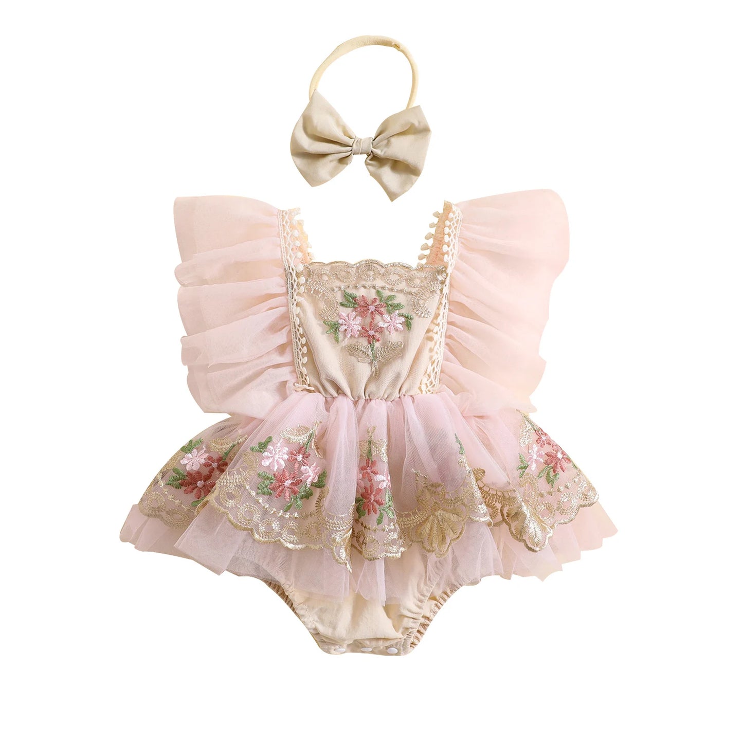 Newborn Princess Tulle Jumpsuit