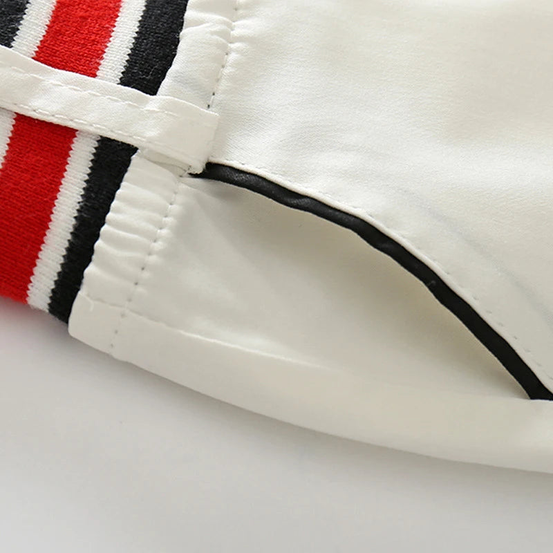 Summer Boys Striped Shirt with White Short