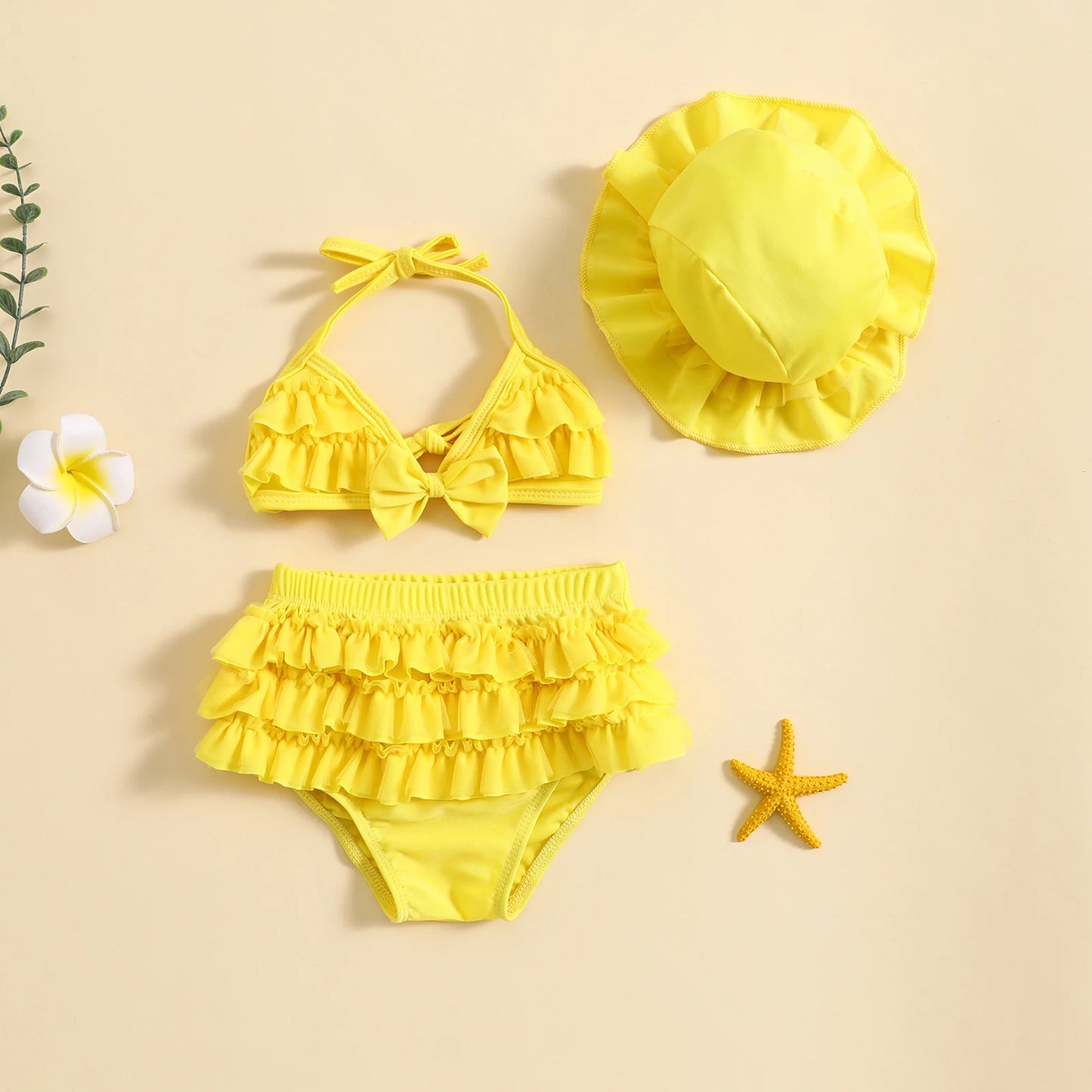 Baby Girls 3pcs Summer Bikini