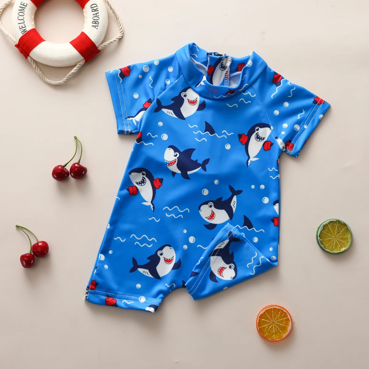 Baby Boys Shark Swimsuit