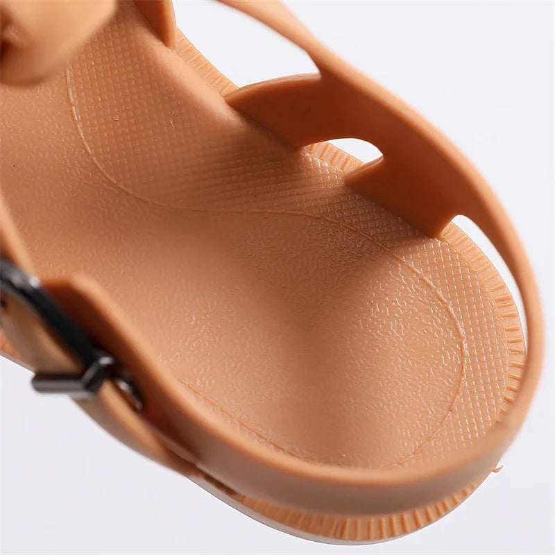 Gladiator Sandals Non-slip Jelly Shoes