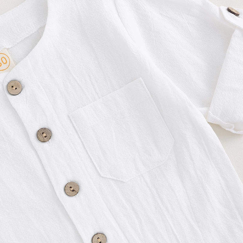 Boys Summer Linen 2pcs Outfit