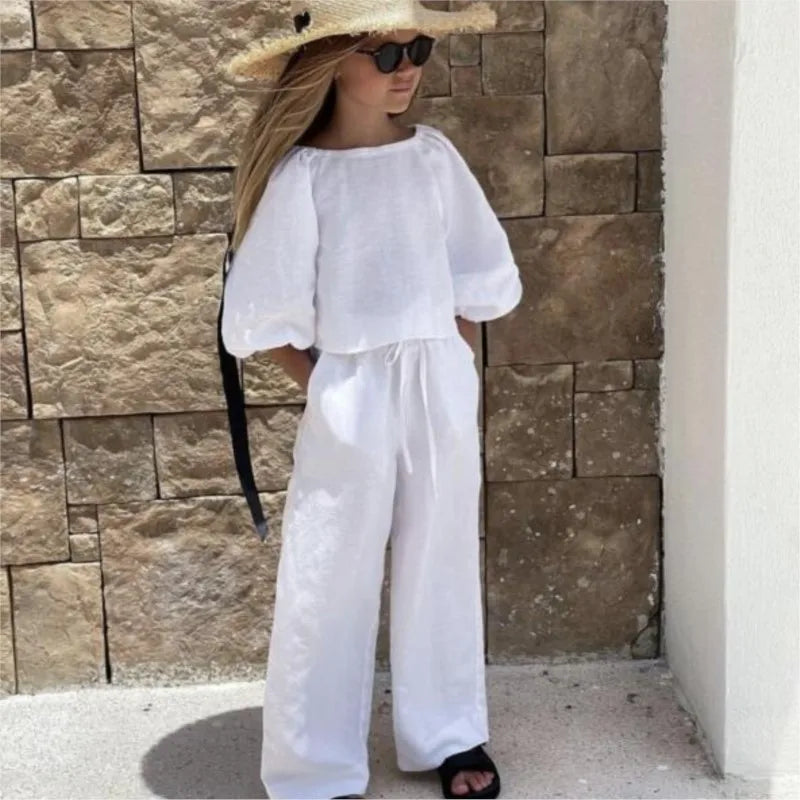 Linen Cotton Set Shirt and Pants