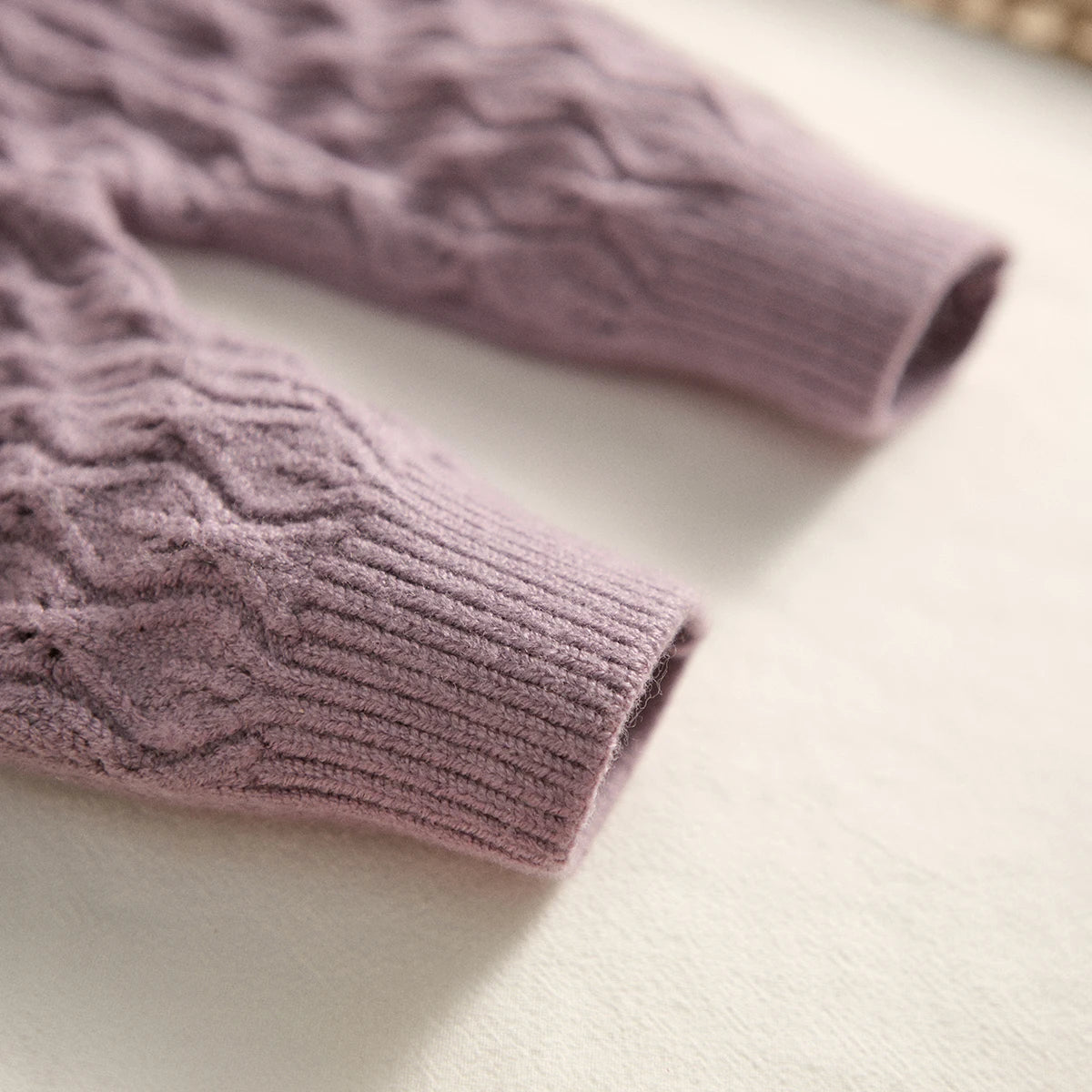 Baby Girl Knit Jumpsuit | Soft & Stylish Infant Romper