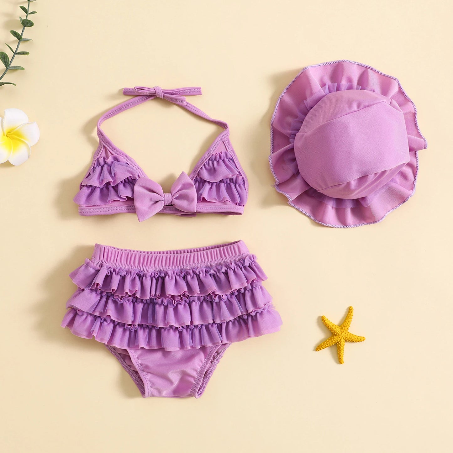 Baby Girls 3pcs Summer Bikini