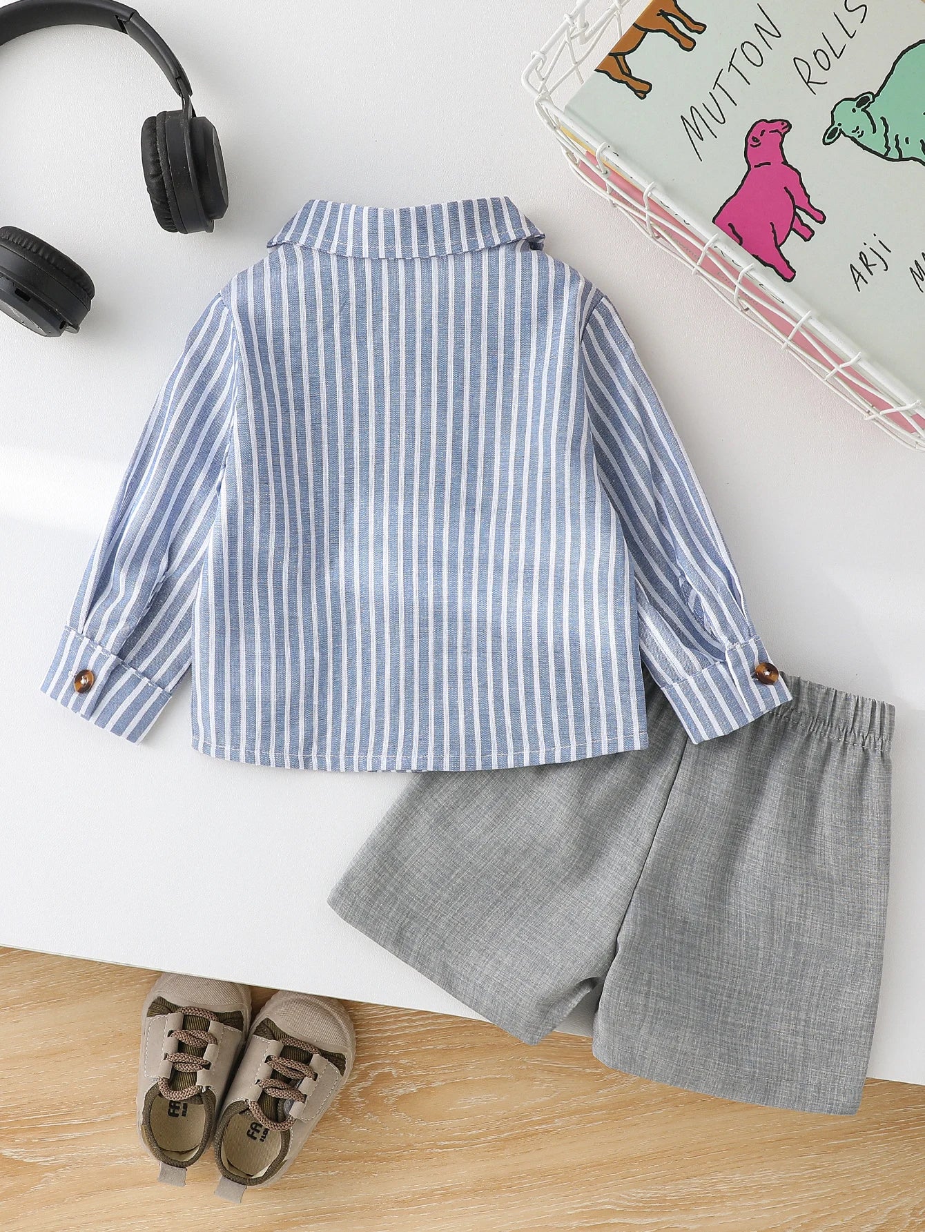 Baby Boys Striped 2-pieces Outfit Set
