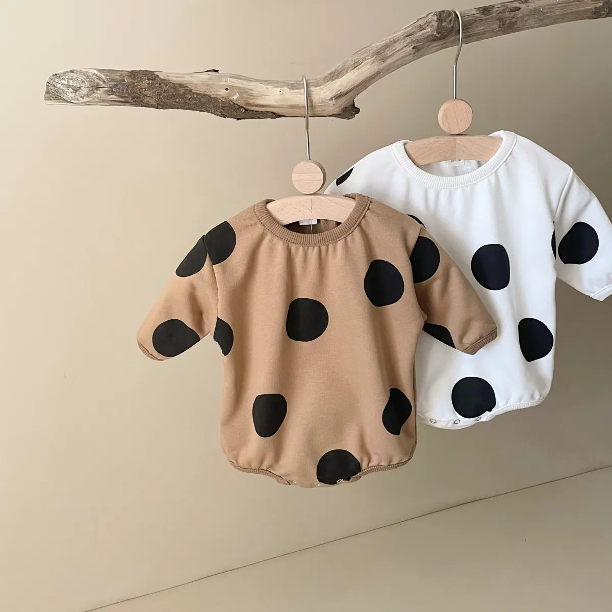 Polka Dot Baby Girls Onepiece