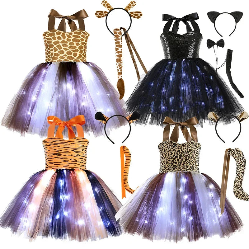 Halloween LED Light Up Dress Costume