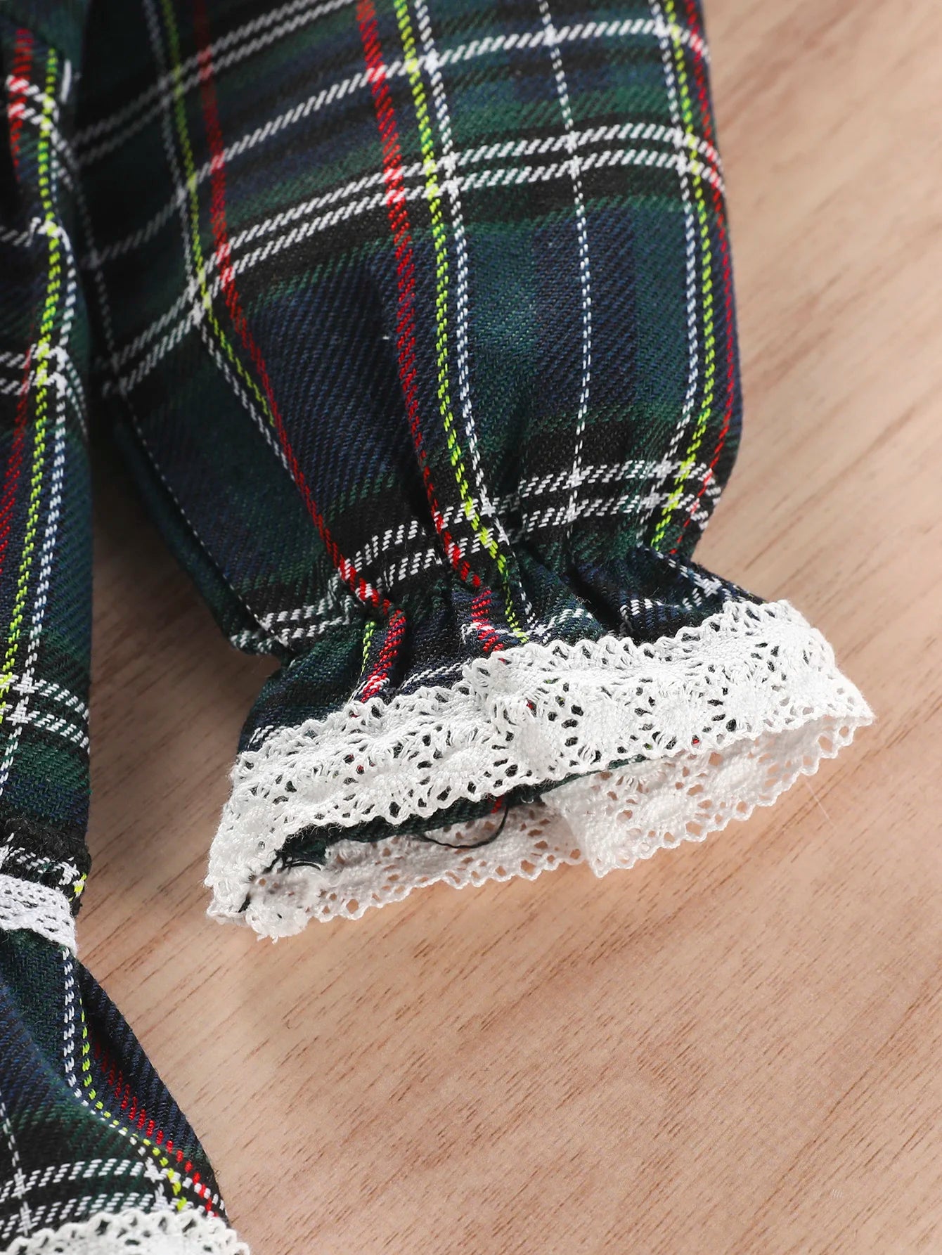 Christmas Dress Plaid with Bow