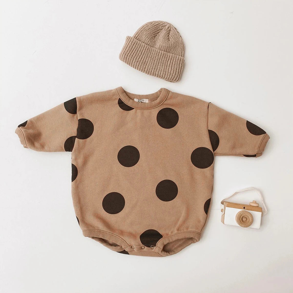 Polka Dot Baby Girls Onepiece