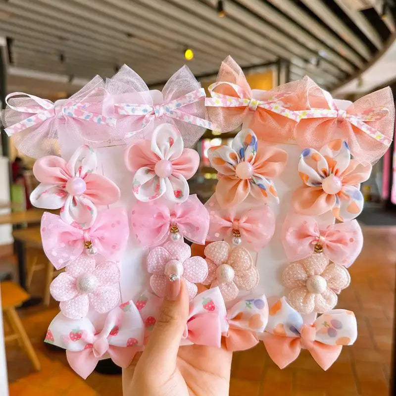 10Pcs Cute Bows Hairclips