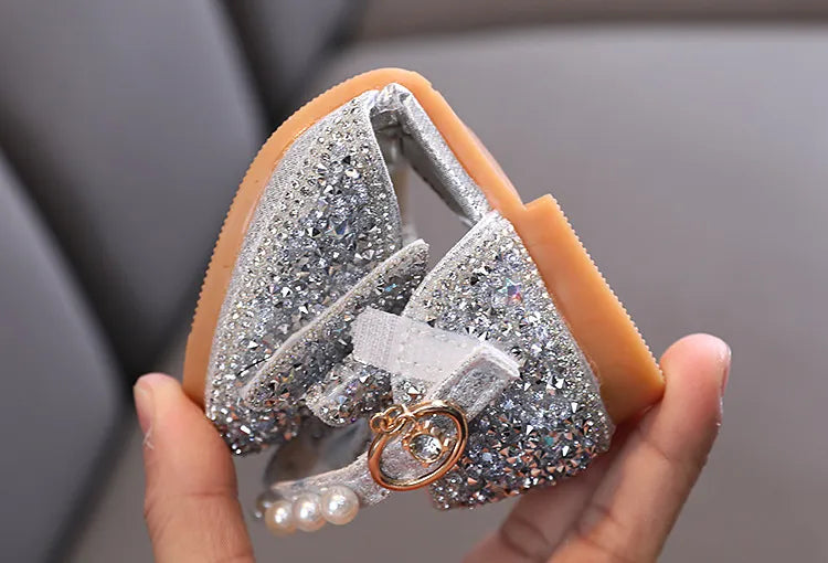 Princess Baby Sandals with Bow Rhinestone