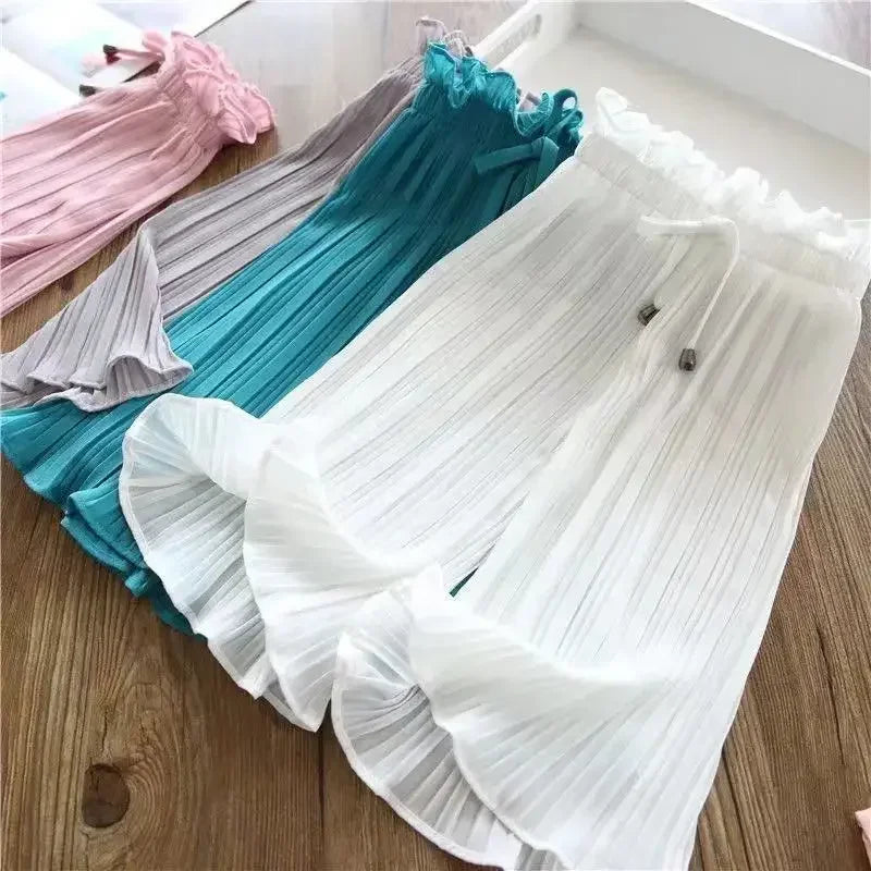 Chiffon Wide Loose Trousers