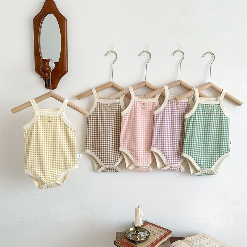 Girls Plaid Bodysuit